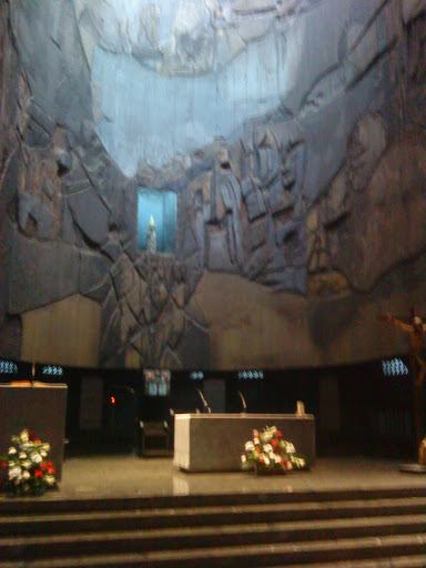 Inside the church