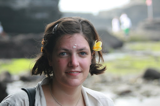 Tanah Lot: Julie après la bénédiction