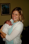 Kim with Atticus Riverdale Bean!