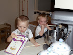 The very intense bakers! You have to concentrate to make "everything free" cookies!