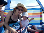 Courtney &amp; Daniel at the beach