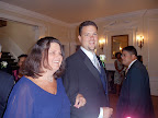 The proud mother of the groom