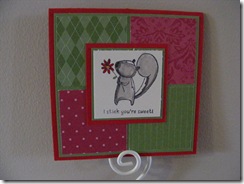 card for Rachel