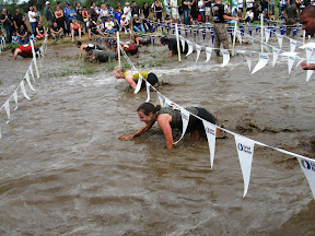 Despite calve cramps Holly managed a great finish time.