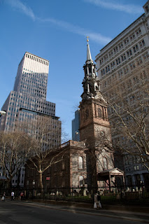 St. Paul's Chapel near ground zero