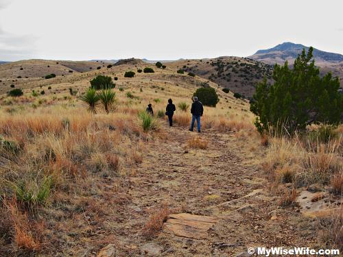 Exploring another peak on Davis Mountains Exploring another peak on Davis Mountains