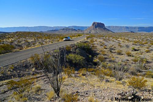 Stunning Cerro Castellan peak at 21-mile Stunning Cerro Castellan peak at 21-mile