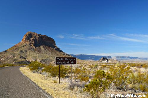 Approaching Tuff Canyon Overlook