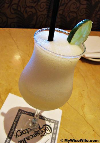 A glass of frozen margarita A glass of frozen margarita