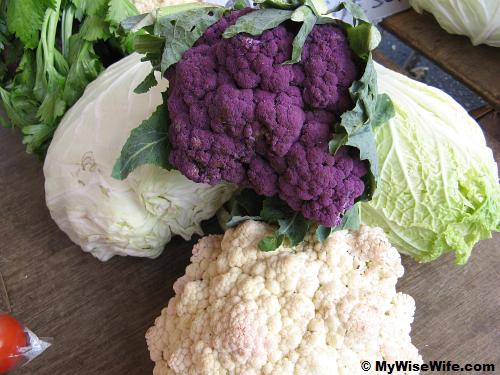 Voilet or Lavendar Cauliflower - one of its kind! Voilet or Lavendar Cauliflower - one of its kind!