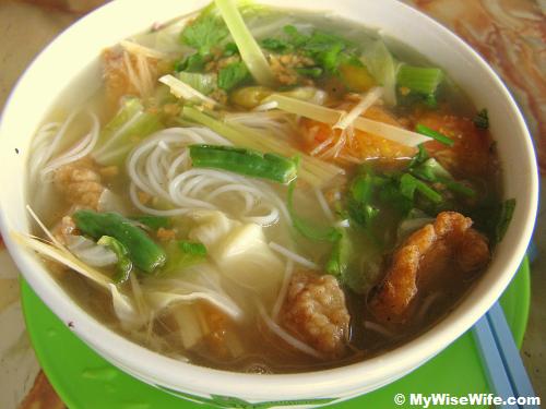 By your own - Rice stick noodles in sour spicy soup By your own - Rice stick noodles in sour spicy soup