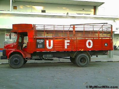 UFO on A Lorry
