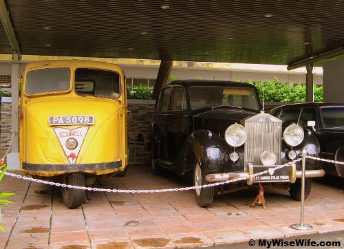 The vintage inside museum compound The vintage inside museum compound