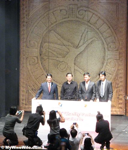 Second from left: Penang Chief Minister Mr Lim Guan Eng