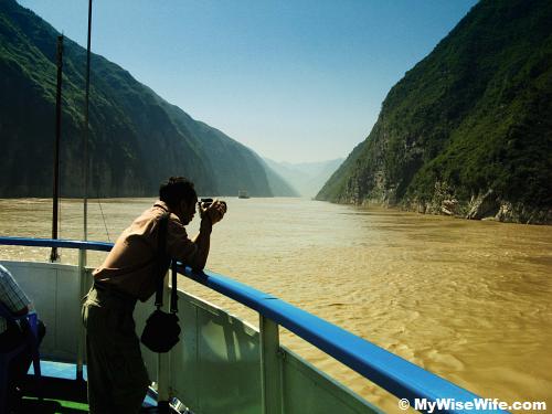 Photography enthusiast in action! 