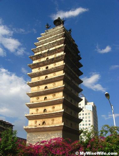 West and East Temple Pagodas in Kunming - built during the Tang Dynasty West and East Temple Pagodas in Kunming - built during the Tang Dynasty