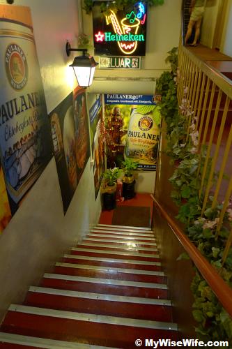Decorated staircase Decorated staircase