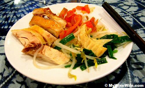 We opted for simple side dishes