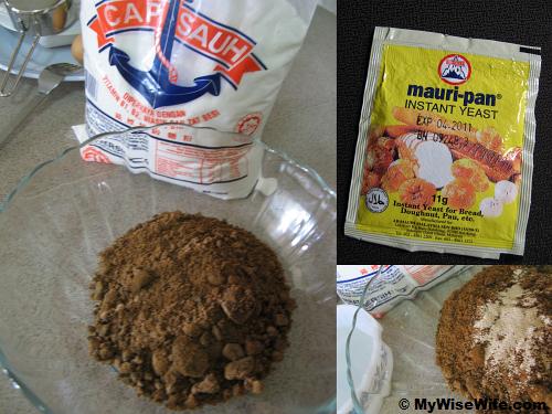 Ingredients - Flour, Brown Sugar, Instant Yeast Ingredients - Flour, Brown Sugar, Instant Yeast