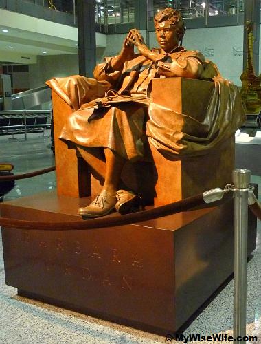 Barbara Jordan - a famous Texas politician from Houston Barbara Jordan - a famous Texas politician from Houston