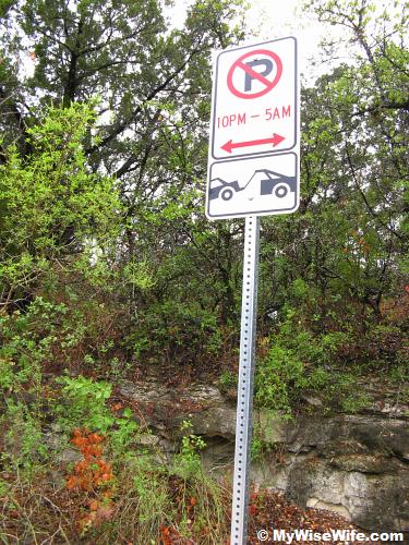 Check out what the sign says?