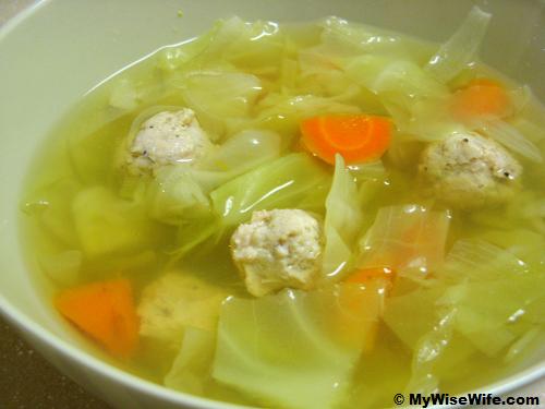 Nourishing soup