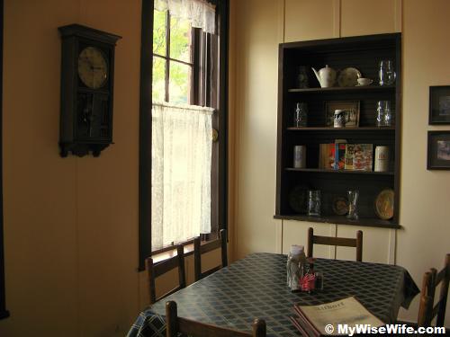 Indoor dining area