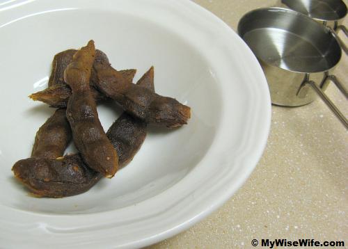 Tamarind pulps with seeds Tamarind pulps with seeds