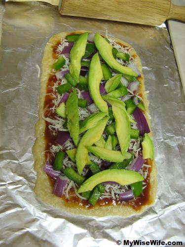 With avocado