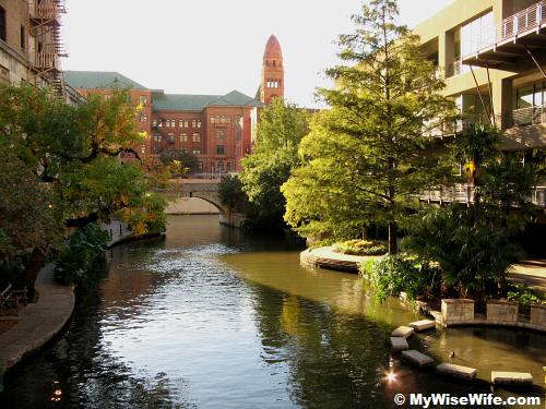 Beautiful landscaped river Beautiful landscaped river