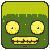 Gif Animado de Avatar de uma Cara Verde