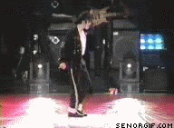 Gif Animado do Moonwalk de Michael Jackson