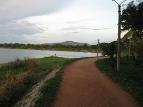 View of Chamundi Hill (Kukkarahalli Lake, Mysore)