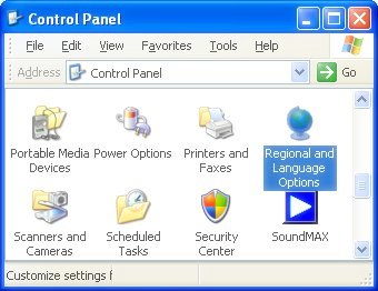 Windows XP's Control Panel Windows XP's Control Panel