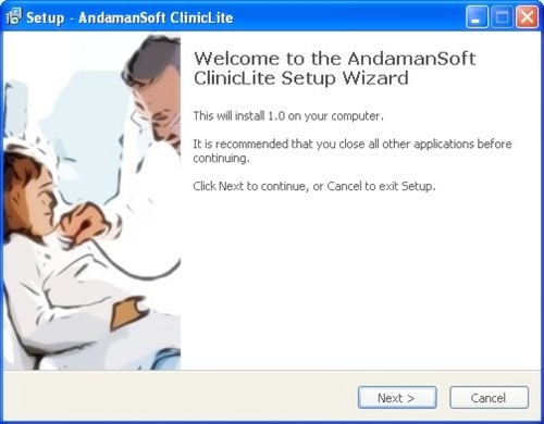 CliniLite: Start installation CliniLite: Start installation