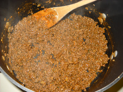 seasoned ground beef