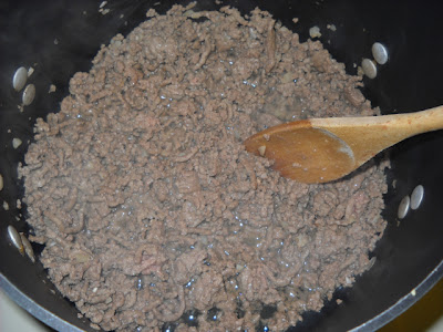 browned ground beef
