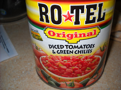 rotel (tomatoes with chiles)