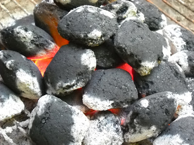 hot coals
