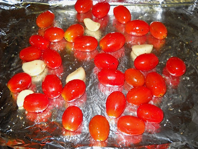 roast tomatoes and garlic