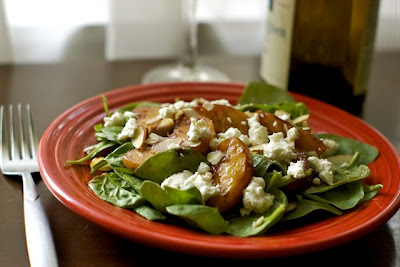 Almond Peach Salad