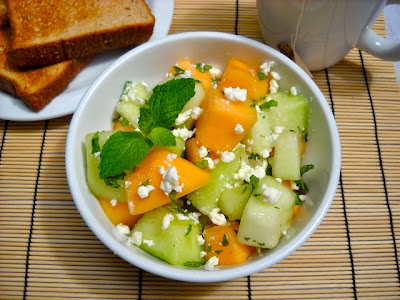 Melon, Mint & Feta Salad