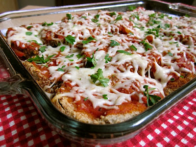 baked eggplant parmesan