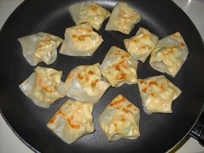 fry wontons