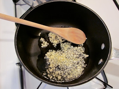 saute garlic
