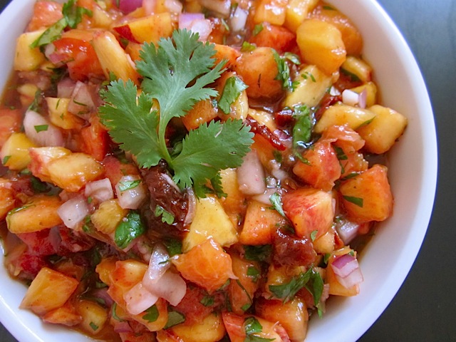 Chipotle Peach Salsa