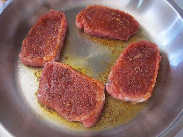 chops hot pan