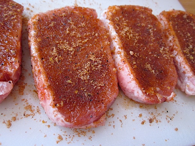 rub in seasoning