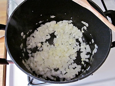 cook onions garlic