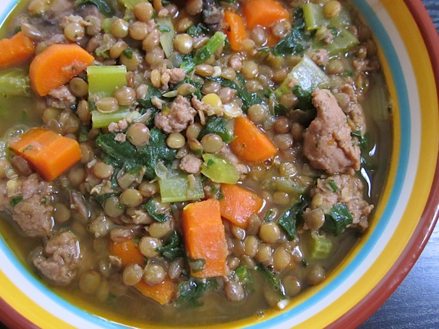 lentil & vegetable stew